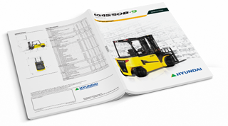 Brochure for HYUNDAI 40/45/50B-9