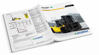 Brochure for HYUNDAI 25D-9