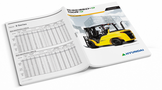 Brochure for HYUNDAI 35/40/45/50D-9DA