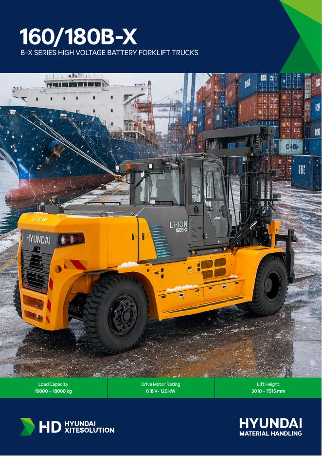 Brochure for HYUNDAI 160/180B-X