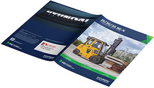 Brochure for HYUNDAI 25/30/35 BE-X